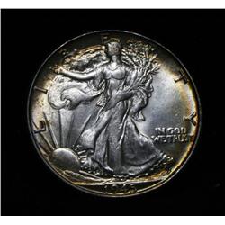 1945-p Walking Liberty Half Dollar 50c Grades Gem Uncirculated ms65