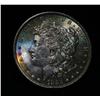 Image 2 : Rainbow Toned 1885-p Morgan Dollar $1 Grades Gem Uncirculated ms65