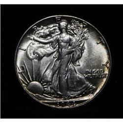 1944-p Walking Liberty Half Dollar 50c Grades Choice Uncirculated ms64