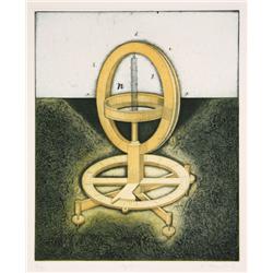 Tighe O'Donoghue, Cyclone, Aquatint Etching