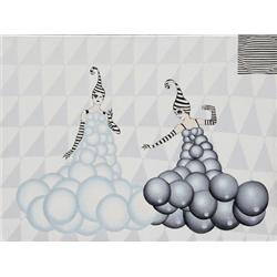 Muffinhead, Mrs., Acrylic Painting