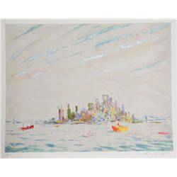 Lloyd Lozes Goff, New York City, Lithograph