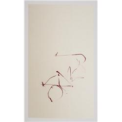 Robert Motherwell, Octavio Paz, Three Poems 10, Lithograph  