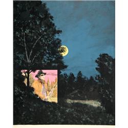 Seymour Leichman, John Wayne at the Drive-In, Lithograph