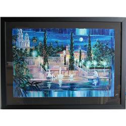 Rebecca Hardin, Starry Night in San Simeon, Serigraph 