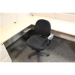 Black Adjustable Ergonomic Task Chair