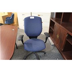 Blue High Back Ergonomic Task Chair