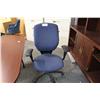 Image 1 : Blue High Back Ergonomic Task Chair