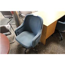 10 Blue Mirco Fibre Office Chairs