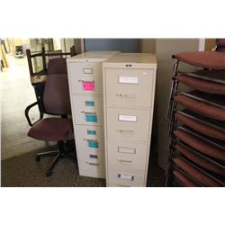 2 File Cabinets & A Folding Table