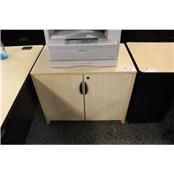Maple Low 2 Door Storage Cabinet