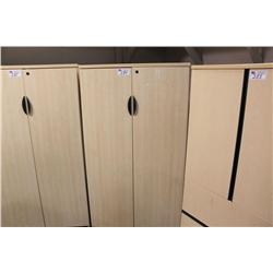 Maple 2 Door Locking Storage Cabinet