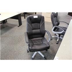 Black Leather Designer Series Executive Chair