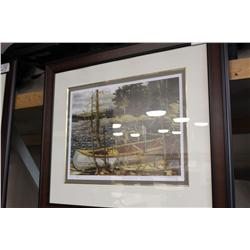 Limited Edition Print 2635/8750 "The Canoe"