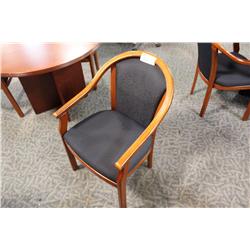 Mahogany Frame Client Chair