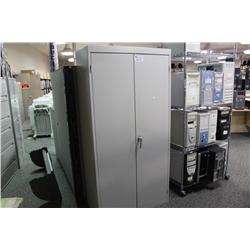 Grey 2 Door Storage Cabinet