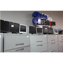 Large Lot Of Flat Panel Monitors
