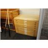 Image 1 : 10 Drawer Wooden Plan Cabinet With Wooden Plan