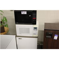 2 Microwave Ovens And Bar Fridge