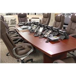 Mahogany 12' Boardroom Table