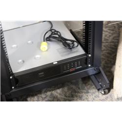 Mobile Server Rack With Apc 1500 Ups