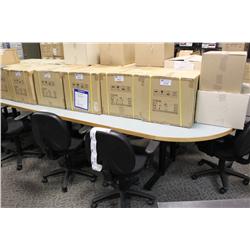 Wood Trim 16' Board Room Table