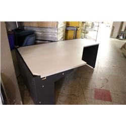 Grey Corner Desk