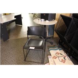 Black Slimline Stacking Chair