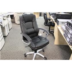 Black Leather Highback Executive Chair