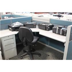 Teknion 2 Person Office Cubicle