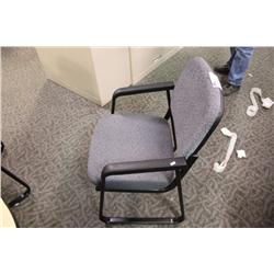 Grey Sled Base Client Chair