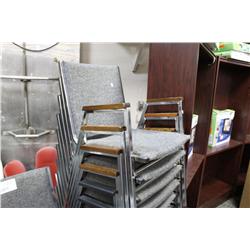 Grey Stacking Chair