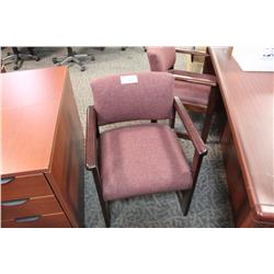 Burgundy Client Chair
