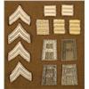 Image 2 : 13 ORIGINAL WWII UNIFORM PATCHES (1ST ARMY / OVERSEAS)