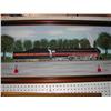 Image 1 : NORFOLK AND WESTERN LOCOMOTIVE 611, OIL CANVAS,  PAINTED BY M. PAYNE 1989 (19X39)    