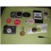 Image 1 : COLLECTION OF PINBACKS INCLUDING CHESSIE C&O, N&W,  VETERANS ASSOC., JR. RAILROADER SOUTHERN, N&W   