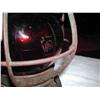 Image 3 : PENNSYLVANIA RR, PRR, 3 3/8" RED GLOBE WITH PRR  ETCHED ON GLOBE, DRESSER LAMP    