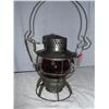 Image 1 : WABASH RR, 3 3/8" RED GLOBE, DRESSER LAMP    