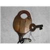 Image 1 : B& A RR, BRASS LOCK WITH KEY, RITCHIE &SON LOCK    