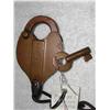Image 2 : B& A RR, BRASS LOCK WITH KEY, RITCHIE &SON LOCK    