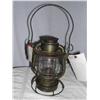 Image 1 : DELAWARE LACKAWANNA & WESTERN RR, DL&W RR, 4 1/2"  CLEAR GLOBE, DIETZ LAMP    