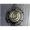Image 3 : DELAWARE LACKAWANNA & WESTERN RR, DL&W RR, 4 1/2"  CLEAR GLOBE, DIETZ LAMP    