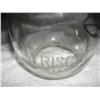 Image 3 : FRISCO, 5 1/2" CLEAR GLOBE ETCHED FRISCO, HANDLAN  LAMP    