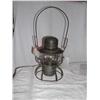 Image 1 : LOUISVILLE & NASHVILLE RR, L&NRR, 3 3/8" CLEAR  ADLAKE GLOBE, ARMSPEAR LAMP 1925    