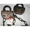 Image 2 : PAIR OF ADLAKE LOCKS WITH KEYS C&EI    