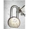 Image 3 : FOUR LOCKS WITH KEYS: TWO N&W AMERICAN LOCK LARGE  MASTER LOCK MARKED CSX, SARGENT & GREENLEAF    