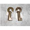 Image 1 : TWO BRASS KEYS: IC RR    