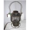 Image 1 : GULF MOBILE & OHIO RR, 4 1/2" CLEAR GLOBE, DIETZ  LAMP    