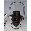 Image 1 : C&EI RR, 3 3/8" RED GLOBE ETCHED C&EI, ADLAKE #200    