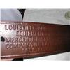 Image 2 : THREE SIGNS: CAST IRON LOUISVILLE &NASHVILLE RR  EQUIPMENT TRUST, PORCELAIN RAILWAY EXPRESS AGENCY, 